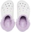 Lookbook Kasut Crocs Klasik Baya Lined Fuzz-Strap 'Putih Lila' 206633-577
