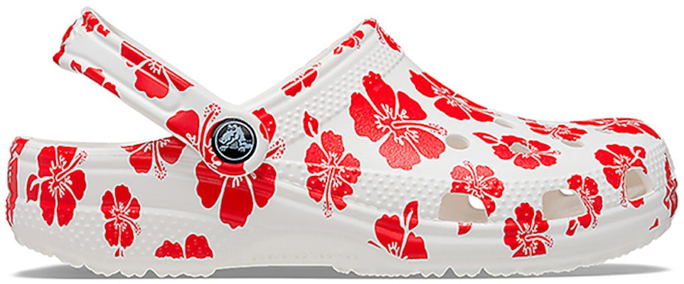 Crocs Classic Beach Sandals Unisex Red White 207849-1AZ Order Crocs Classic Beach Sandals Unisex Red White 207849-1AZ