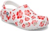 Lookbook Sandal Pantai Crocs Classic Unisex Merah Putih 207849-1AZ