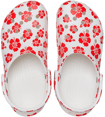 Crocs Classic Beach Sandals Unisex Red White 207849-1AZ Shop Crocs Classic Beach Sandals Unisex Red White 207849-1AZ