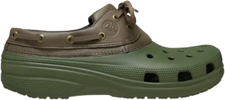 Crocs Classic Boat Shoe 'Army Green' 212022-38V Buy Crocs Classic Boat Shoe 'Army Green' 212022-38V