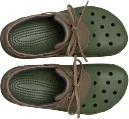 Crocs Classic Boat Shoe 'Army Green' 212022-38V Order Crocs Classic Boat Shoe 'Army Green' 212022-38V