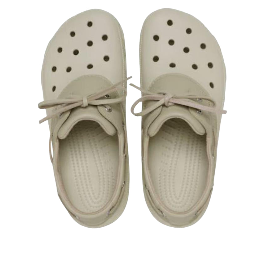 Shop Crocs Classic Boat Shoe 'Bone Moth' 212022-0QA