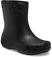 Shop Crocs卡骆驰 平跟短筒 短靴 男女款 黑色