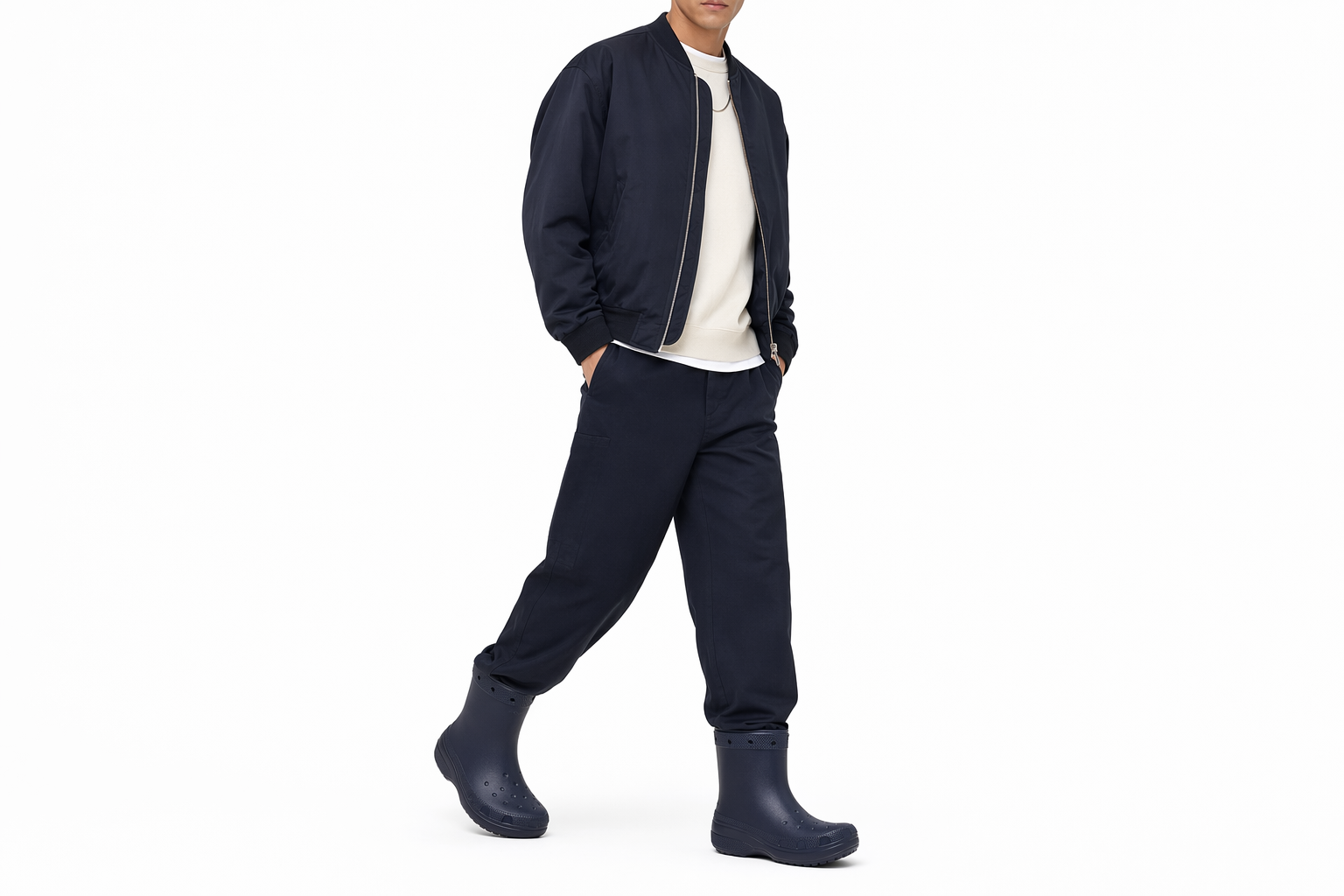 Order Bottes Classiques Crocs ''Navy'' 208363-410