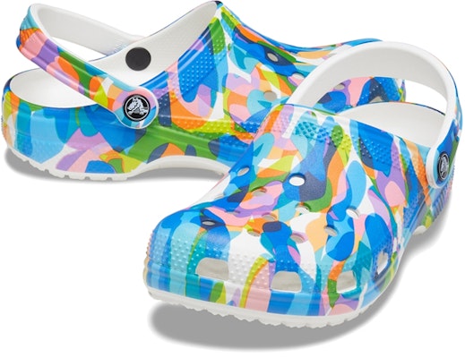 Crocs Classic Bubble Block Clogs 'Biru Pelbagai' 207298-94S Shop Crocs Classic Bubble Block Clogs 'Biru Pelbagai' 207298-94S