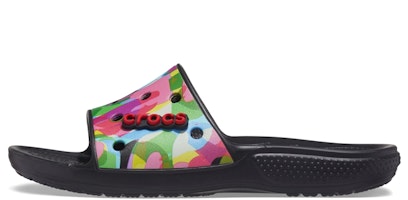 Crocs Classic Bubble Block Slides 'Black Multi' 207408-0C4 Crocs Classic Bubble Block Slides 'Black Multi' 207408-0C4