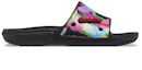 Order Crocs Classic Bubble Block Slides 'Hitam Multi' 207408-0C4