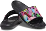 Shop Crocs Classic Bubble Block Slides 'Hitam Multi' 207408-0C4