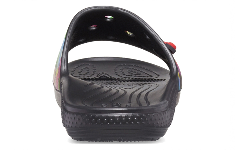 Details for Crocs Classic Bubble Block Slides 'Hitam Multi' 207408-0C4