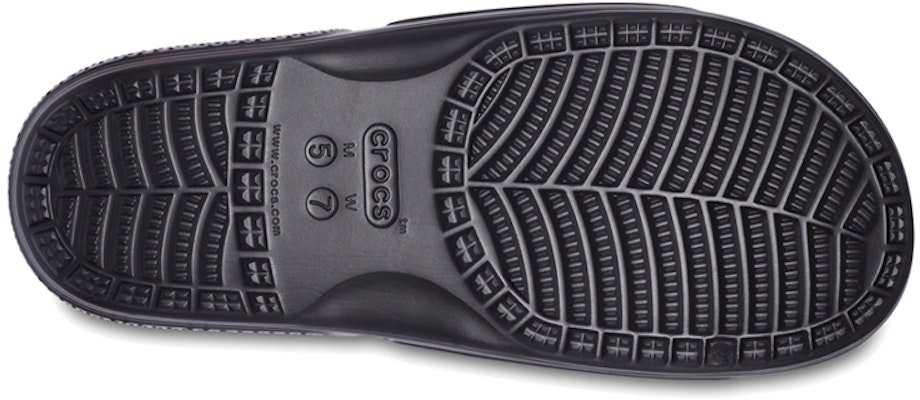 Crocs 舒適透氣 輕便泡泡迷彩圖樣拖鞋 黑色 Sizing Crocs 舒適透氣 輕便泡泡迷彩圖樣拖鞋 黑色