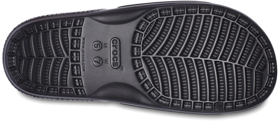 Crocs Classic Bubble Block Slides 'Hitam Multi' 207408-0C4 Sizing Crocs Classic Bubble Block Slides 'Hitam Multi' 207408-0C4