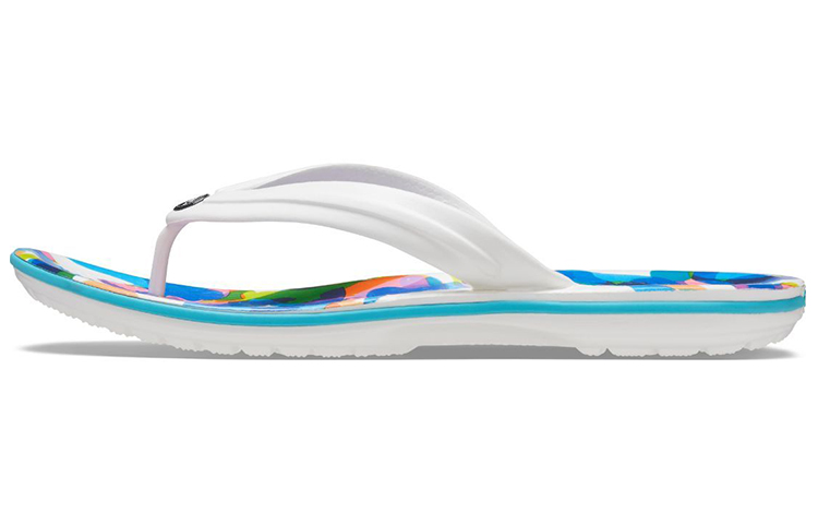 Crocs Classic Bubble Block Slides 'White Multi' 207615-94S