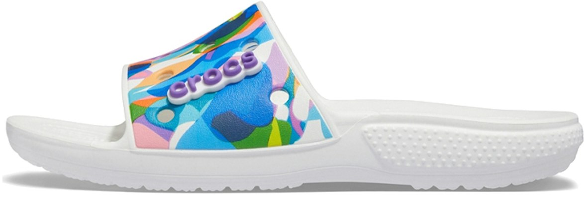 Selipar Crocs Classic Bubble Block 'Putih Multi' 207408-94S Buy Selipar Crocs Classic Bubble Block 'Putih Multi' 207408-94S