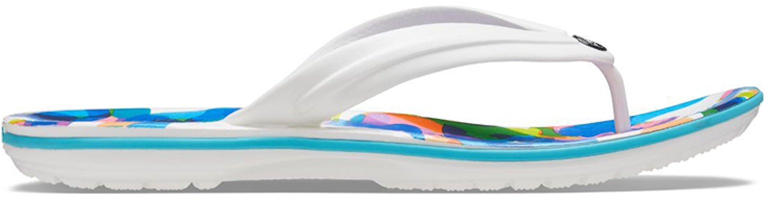 Crocs卡駱馳 Crocband 休閒拖鞋 白藍 Order Crocs卡駱馳 Crocband 休閒拖鞋 白藍