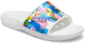 Lookbook Selipar Crocs Classic Bubble Block 'Putih Multi' 207408-94S
