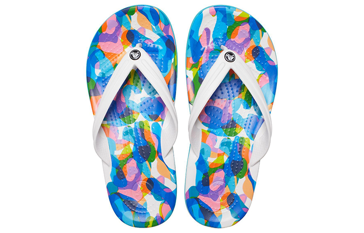 Purchase Crocs Classic Bubble Block Slides ''Weiß Multi'' 207615-94S
