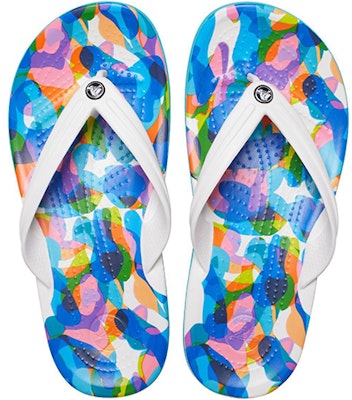 Crocs卡駱馳 Crocband 休閒拖鞋 白藍 Purchase Crocs卡駱馳 Crocband 休閒拖鞋 白藍