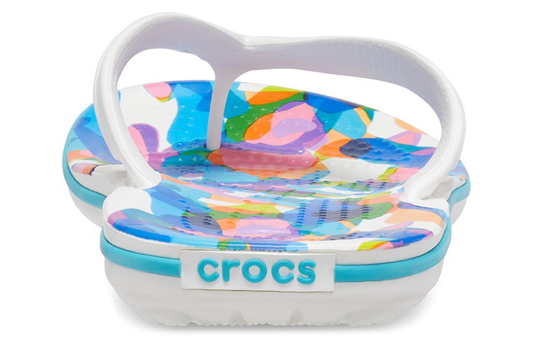 Details for Crocs Classic Bubble Block Slides ''Weiß Multi'' 207615-94S