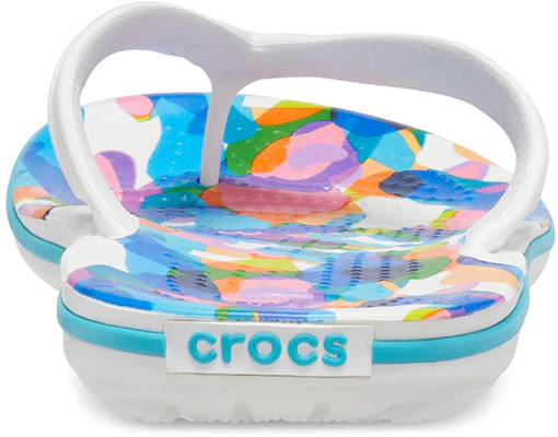Crocs Classic Bubble Block Slides ''Weiß Multi'' 207615-94S Details for Crocs Classic Bubble Block Slides ''Weiß Multi'' 207615-94S