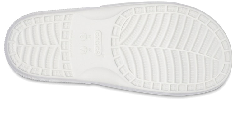 Crocs 舒適透氣 輕便泡泡迷彩印花拖鞋 白色 Sizing Crocs 舒適透氣 輕便泡泡迷彩印花拖鞋 白色