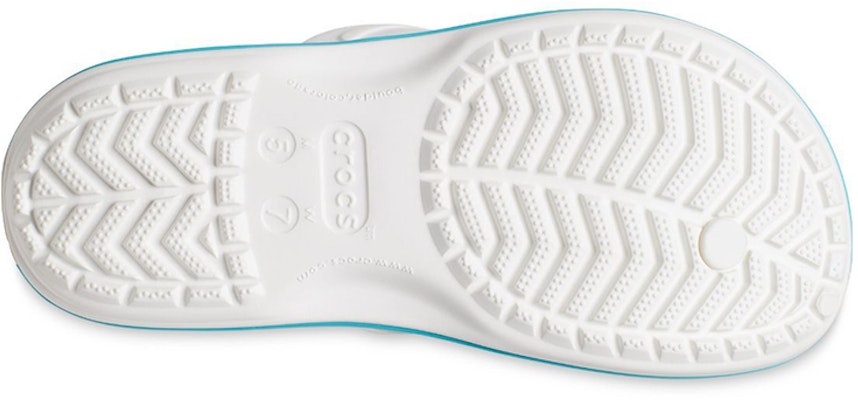 Crocs卡駱馳 Crocband 休閒拖鞋 白藍 Sizing Crocs卡駱馳 Crocband 休閒拖鞋 白藍