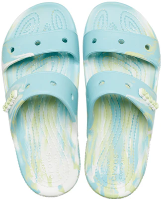 クロックス クラシック サンダル 青緑 (Unisex) 207701-4SU Purchase クロックス クラシック サンダル 青緑 (Unisex) 207701-4SU