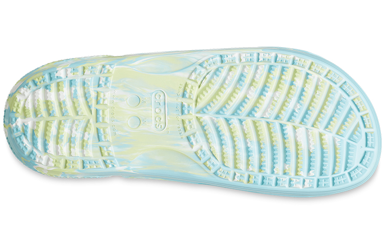 Crocs Classic Casual Fashion Unisex Blue Green Slippers 'Blue Green' 圖 7