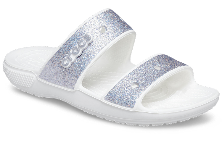 Crocs Classic Casual Fashion Unisex Silver Slippers 圖 3