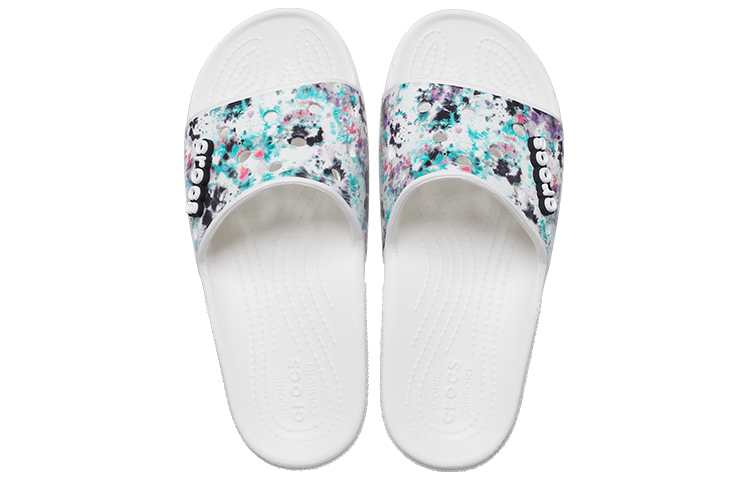 Crocs Classic Casual Fashion Unisex White Slippers 圖 5