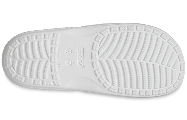Crocs Classic Casual Fashion Unisex White Slippers 圖 7