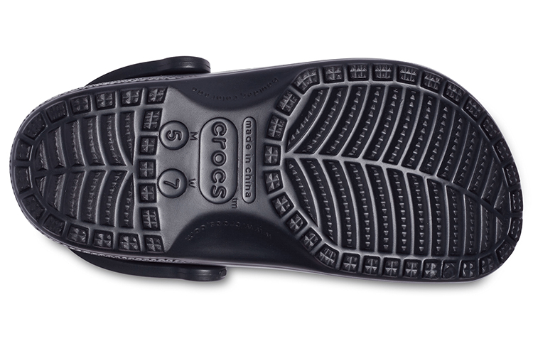 Sizing Sandalias Casual Clásicas Crocs Unisex Negras 206289-001