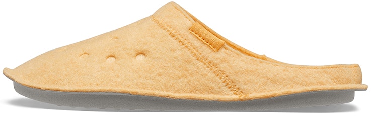 crocs-classic-casual-thicken-stay-warm-unisex-yellow-slippers-203600-838