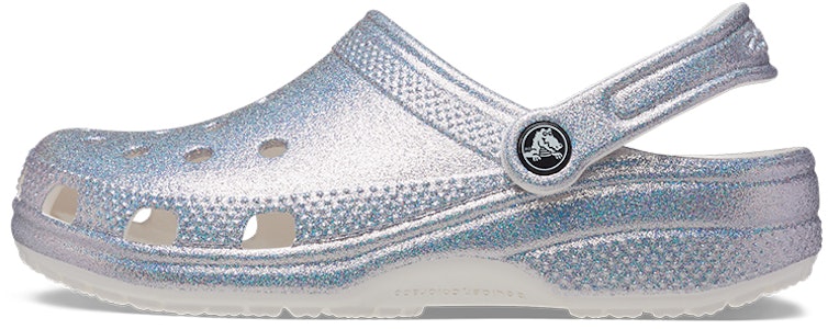 Crocs卡駱馳 Classic 休閒洞洞涼鞋 男女同款 金屬銀粉 Buy Crocs卡駱馳 Classic 休閒洞洞涼鞋 男女同款 金屬銀粉