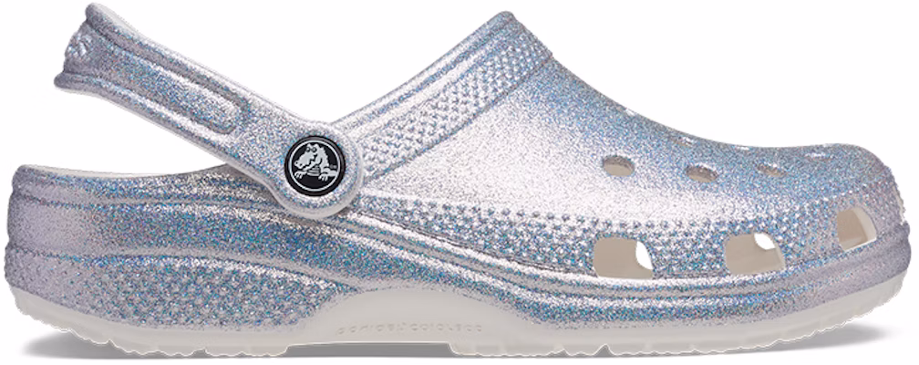 Crocs Classic Casual Unisex Metallic Silver Pink Sandals 207551-90H Order Crocs Classic Casual Unisex Metallic Silver Pink Sandals 207551-90H