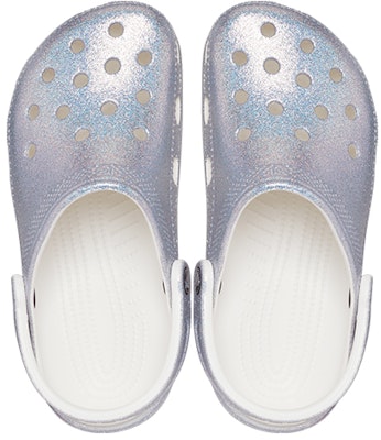 Crocs Classic Casual Unisex Metallic Silver Pink Sandals 207551-90H Purchase Crocs Classic Casual Unisex Metallic Silver Pink Sandals 207551-90H