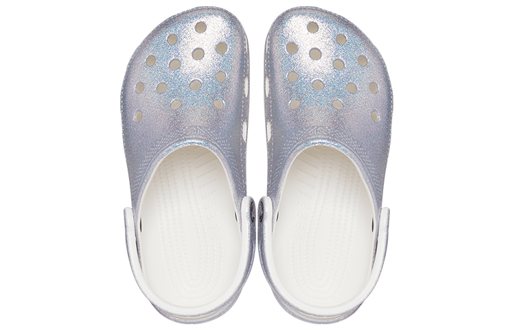 Purchase Crocs Classic Casual Unisex Metallic Silver Pink Sandals 207551-90H