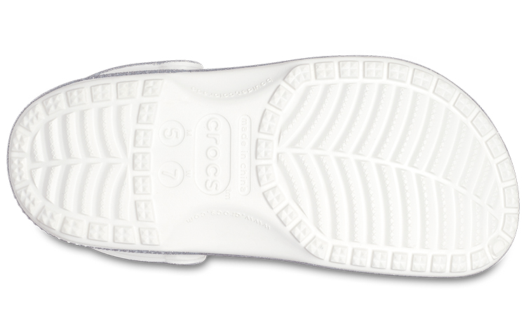 Sizing Crocs Classic Casual Unisex Metallic Silver Pink Sandals 207551-90H