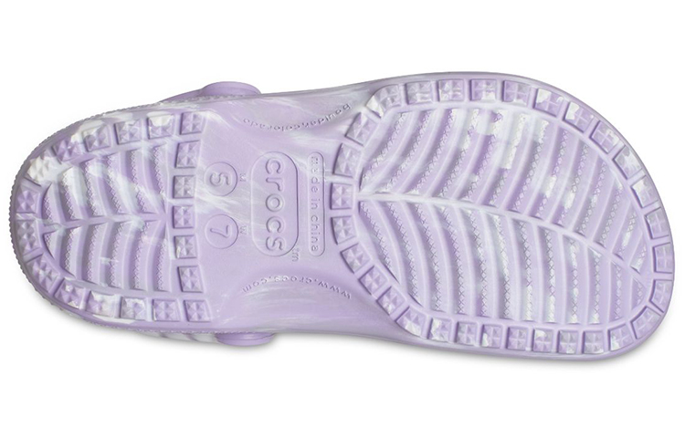 Sizing Crocs Clásicos Unisex Sandalias Moradas Casual 206867-5PT