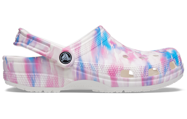 Order Crocs Clásicas Unisex Sandalias Blanco Rosa Azul 'Blanco Rosa Azul' 207567-94S
