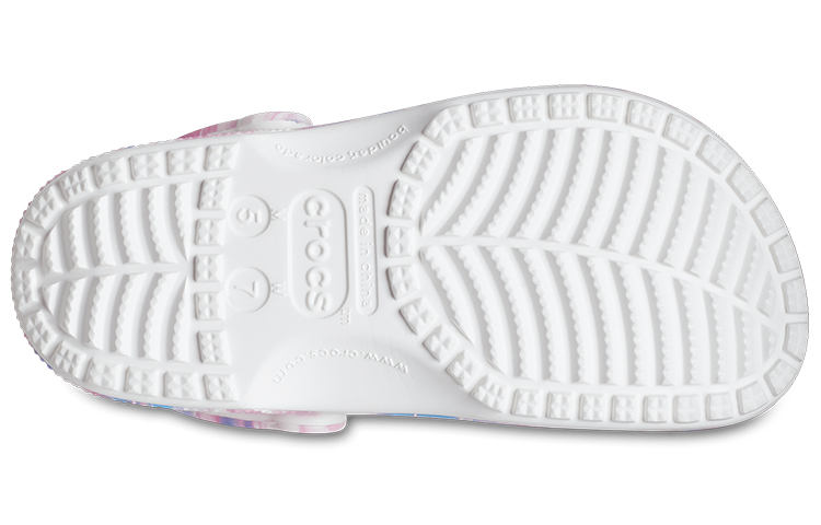 Sizing Crocs Clásicas Unisex Sandalias Blanco Rosa Azul 'Blanco Rosa Azul' 207567-94S