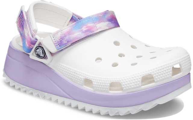 Crocs Classic Casual Unisex White Purple Sandals 'White Purple' 207772-577 Lookbook Crocs Classic Casual Unisex White Purple Sandals 'White Purple' 207772-577