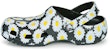 Sandal Crocs Classic clo daisy Cetakan Penuh Unisex Hitam 206375-0ZI