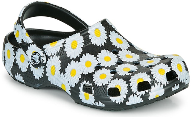 Crocs Classic clo daisy Full Print Sandals Unisex Black 206375-0ZI Shop Crocs Classic clo daisy Full Print Sandals Unisex Black 206375-0ZI