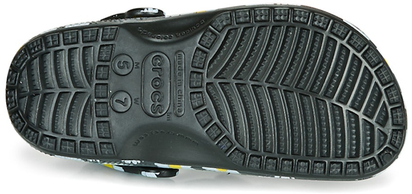 Crocs Classic clo daisy Full Print Sandals Unisex Black 206375-0ZI Sizing Crocs Classic clo daisy Full Print Sandals Unisex Black 206375-0ZI