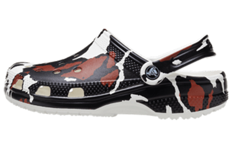Buy Crocs Classic Clog 'Cetakan Haiwan Lembu Hitam Putih Coklat' 206676-9B7