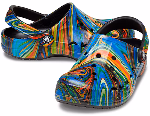 Crocs Classic Clog 'Black Multicolor' 206230-0C4 Purchase Crocs Classic Clog 'Black Multicolor' 206230-0C4