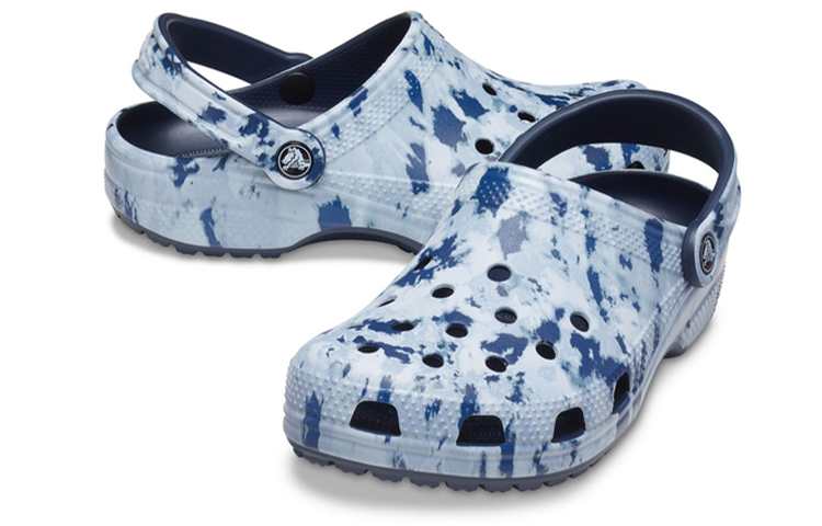 Crocs Classic Clog 'Blue Tie-Dye' 圖 4