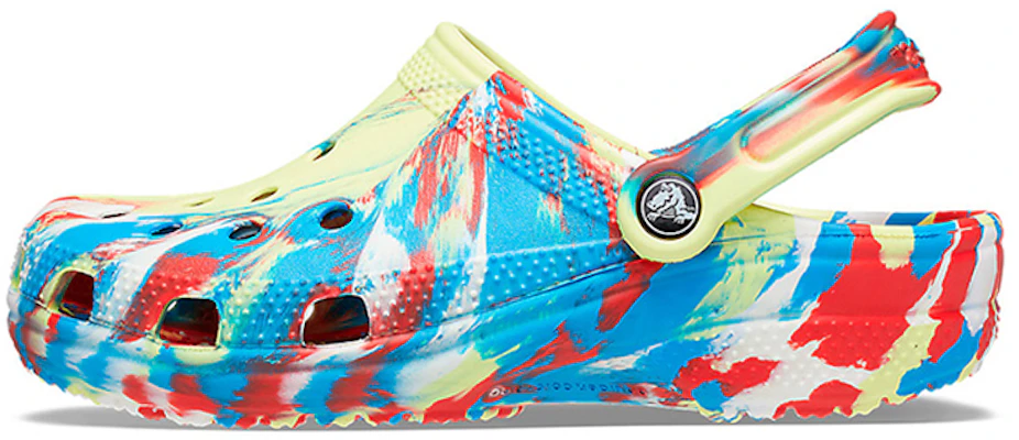 Crocs Classic Clog 'Marmer Biru Kuning' 206867-75V Buy Crocs Classic Clog 'Marmer Biru Kuning' 206867-75V
