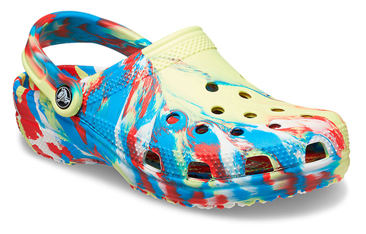 Crocs Classic Clog 'Blue Yellow Marble' 206867-75V - 206867-75V - Novelship